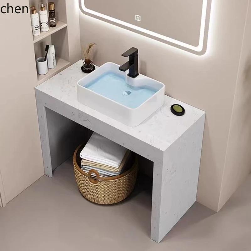 

ZML modern floor-to-ceiling bathroom cabinet combination table washbasin toilet sink washbasin