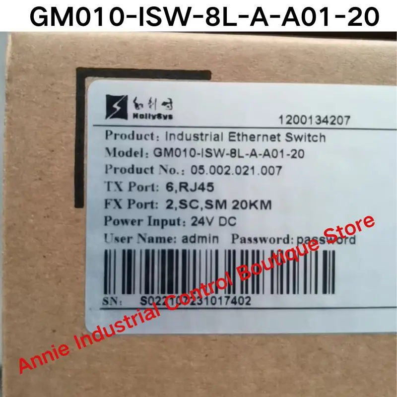 

Совершенно новый оптоволоконный коммутатор GM010-ISW-8L-A-A01-20