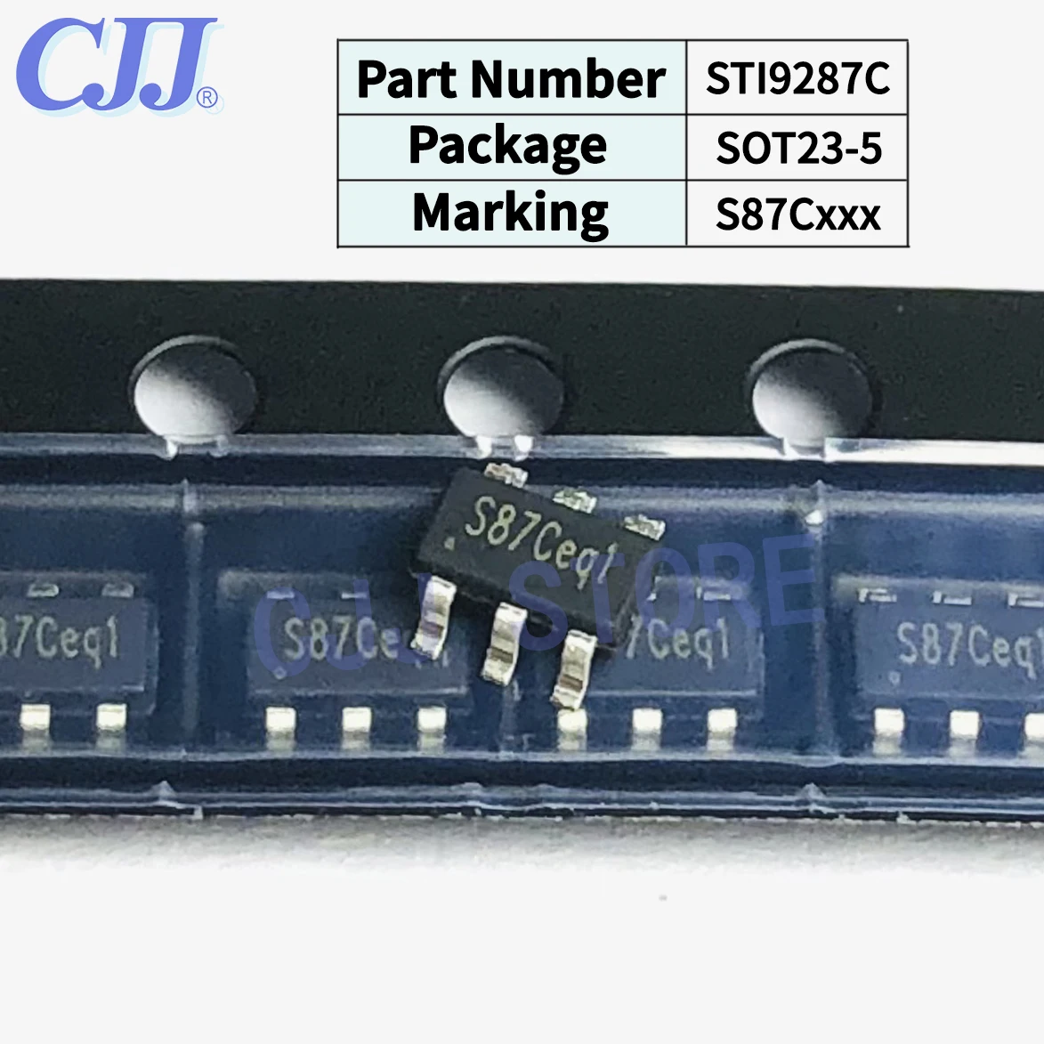 

1~3000PCS/Lot S87C Marking STI9287C STI9287 S87CcY1 S87CcE1 S87Cew1 S87CcB2 SMD IC SOT23-6 WLED Driver new and original