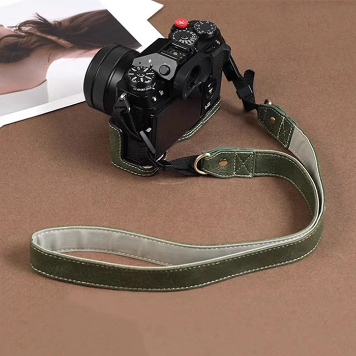Correa de hombro para cámara Retro para Nikon ZF ZFC Z30 Z50 Z5 Z6 Z7 Sony A6400 A6700 A7 A7CII cinturón Universal