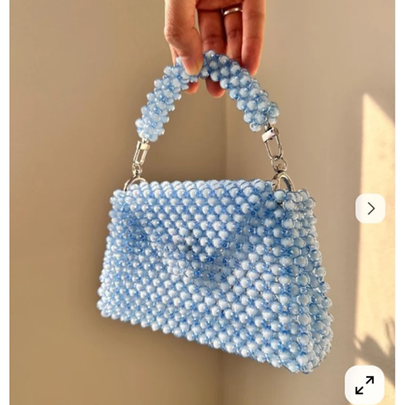 

Настраиваемая цветная сумка из бисера, новые модные текстурные флип-маленькие квадратные сумки для женщин, высококачественная ручная сумка для вечеринок и банкетов