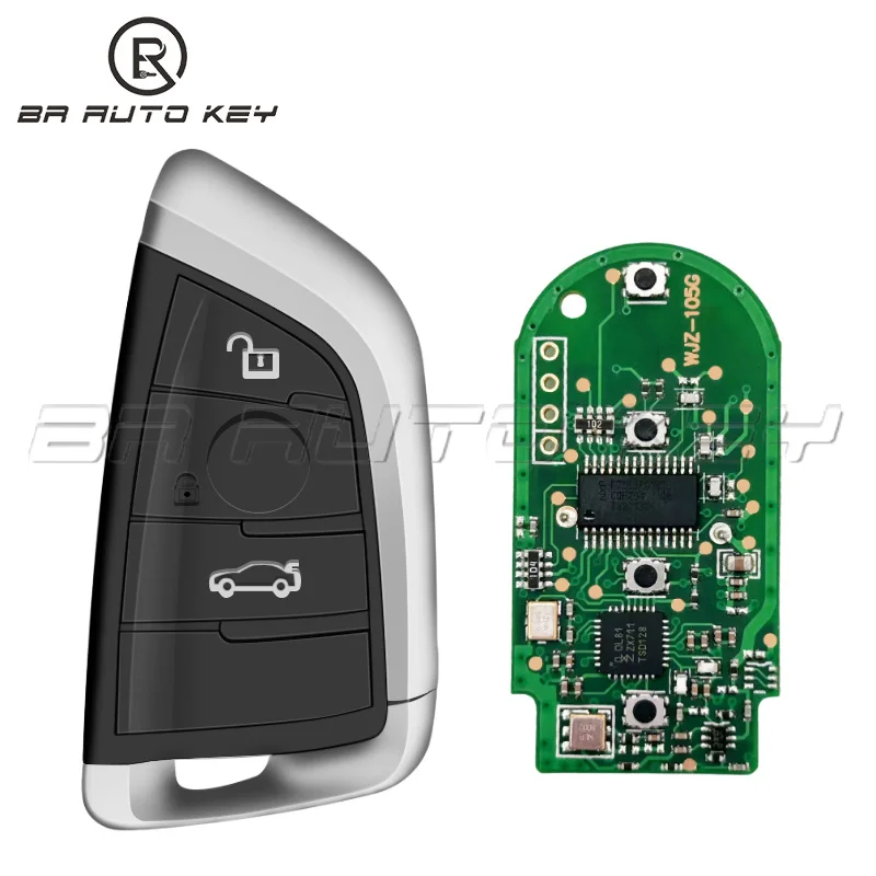 

3buttons Smart Car Remote Key Fob for BMW 120 220 320 X1 X3 X5 X6 CAS4 CAS4+ FEM BDC PCF7953 315MHZ 433Mhz 868MHZ