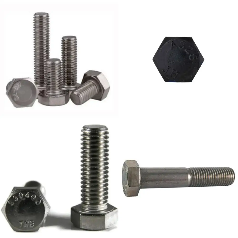 

Stainless Steel 316 Fully Threaded Hex Head Cap Screws M6-1.00 x 55mm Coarse Thread 100 Pack