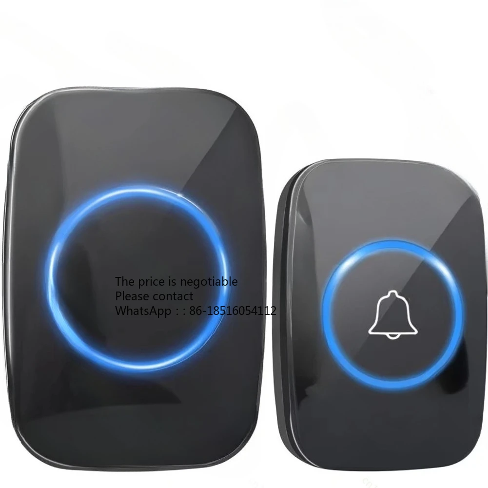 

Wireless Doorbell Waterproof 300M 60 Chime110V-220V 1 Button 1 2 3 Receiver