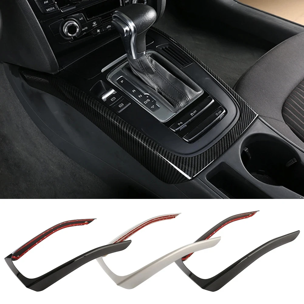 

Car Center Console Gear Shift Frame Decoration Cover For Audi A4 A4L B8 A5 2009-2016 Modified Styling Interior Auto Accessories