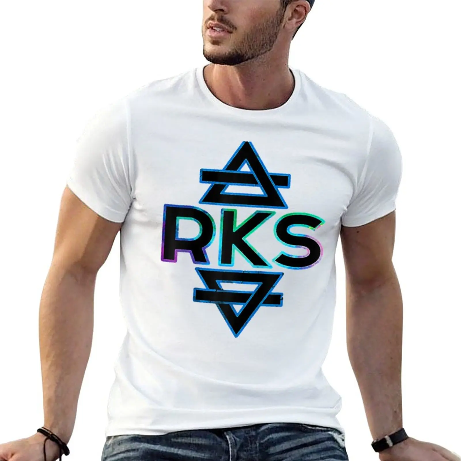 

Kitten man T-Shirt for man t Vintage Band Rock Surprise Pop Logo RKS shirt Rainbow tshirt Funny