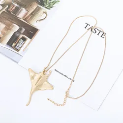 Bohemia Cute Jellyfish Pendant Necklace Fish Animal Shape Necklace Women Ocean Beach Jewelry