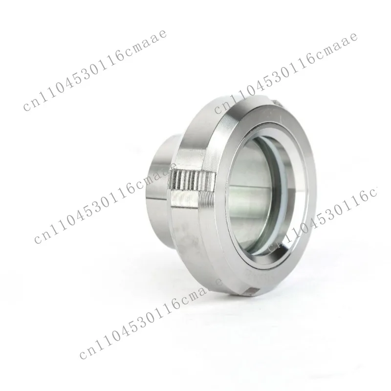 304 Stainless Steel Movable Joint Sight Glass Tube Sanitary Glass Tube Window Round Thread Welded Slip Joint
