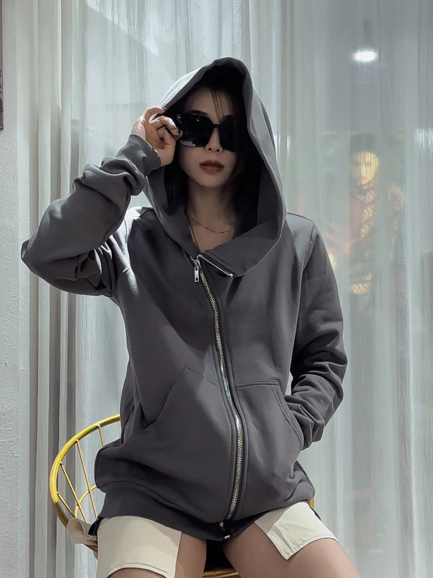 2025 men's new version of the fall and winter wizard hat men and women couple models fleece sweater coat hoodie