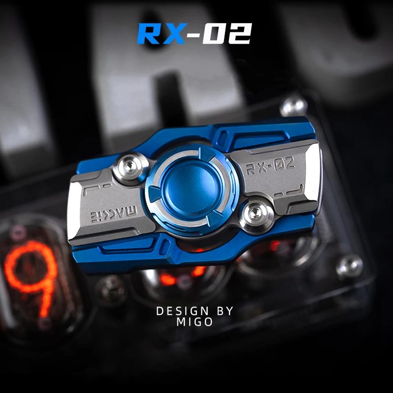 MACKIE RX02 Slider Fidget Spinner Adult Decompression Toy EDC High-speed Rotation