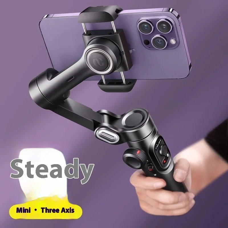 Original AOCHUAN Smart XE Foldable Selfie Stick Phone Gimbal Stabilizer Custom Handheld Phone Tripod For Iphone Android Tiktok