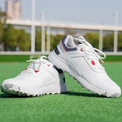 Golf Sneakers Men's Golf Shoes Waterproof Lightweight Comfortable Casual Sports Shoes Without Rivets