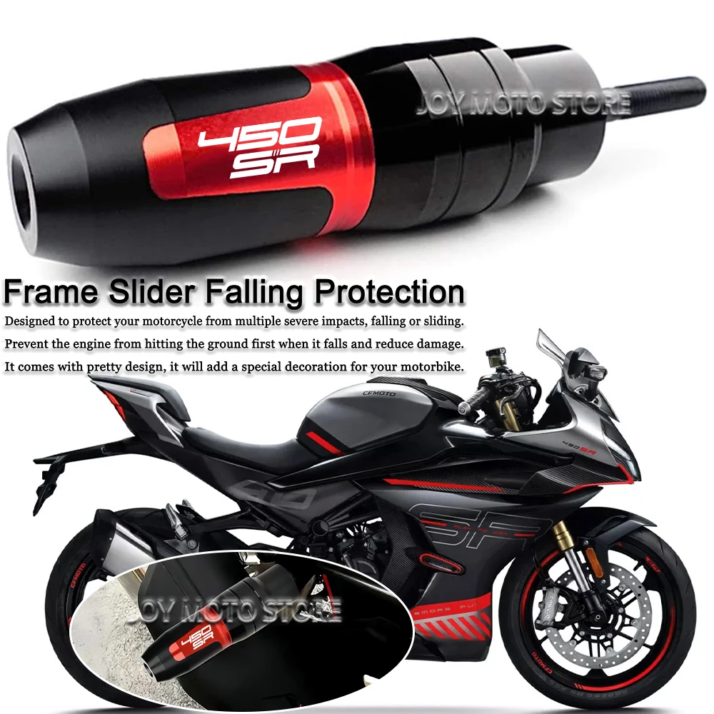 

For CFMOTO 450SR 450SR-S 450sr 450sr-s Motorcycle CNC Accessoires Falling protection Exhaust Slider Crash