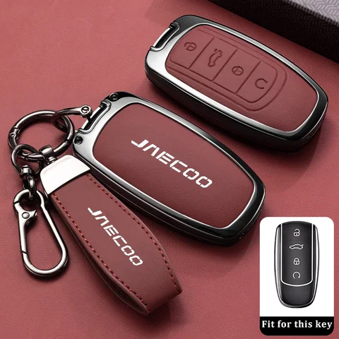 Чехол-брелок для ключей Chery Jaecoo J7/J5/J8 с кольцом-держателем — внешний вид товара
