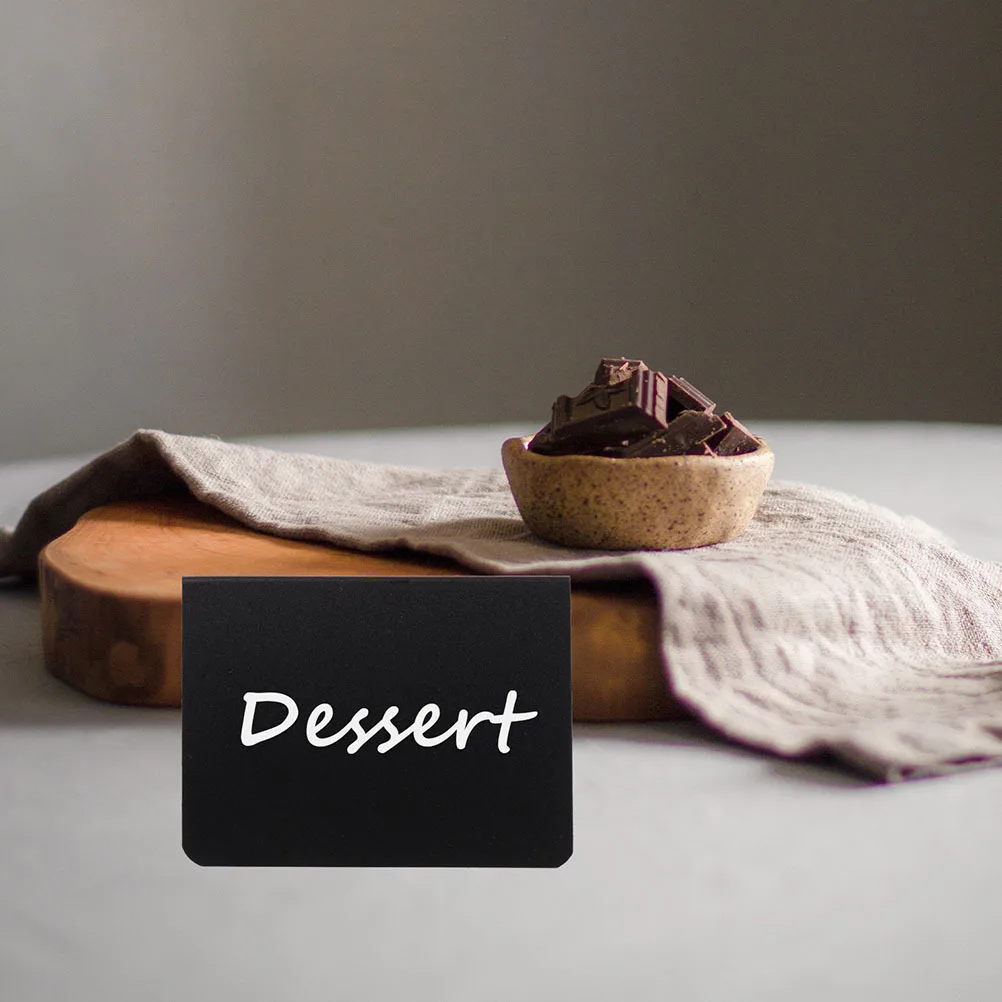 

1Set Small Chalkboard Signs Tabletop Message Board for Buffet Labels Home Office Use Chalkboard Signs,sign Board