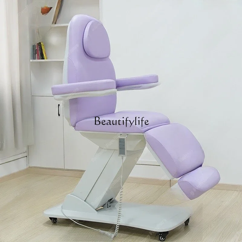 

01-Electric beauty massage bed heating treatment bed automatic