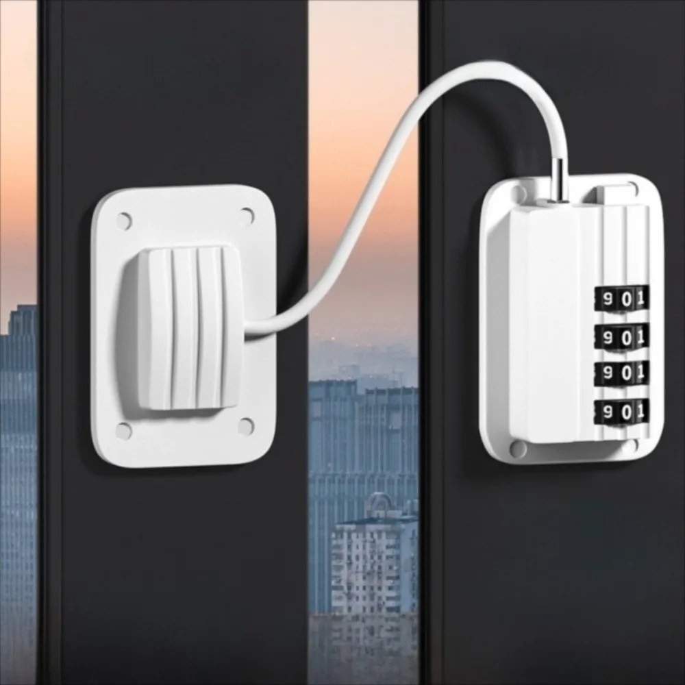 

Anti-pinch Hand Baby Safety Lock Adjustable Punch-free Cabinet Lock Child Protection Window Digital Password Lock