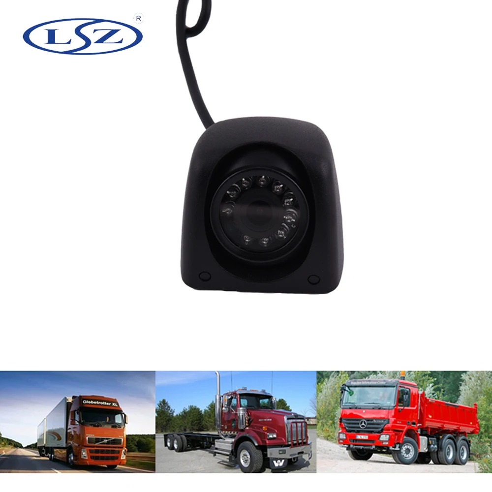 LSZ Hot Sale Waterproof IP68 Side View Metal Outdoor Monitoring Night Vision Camera for School Bus Truck Vehicle Car Taxi