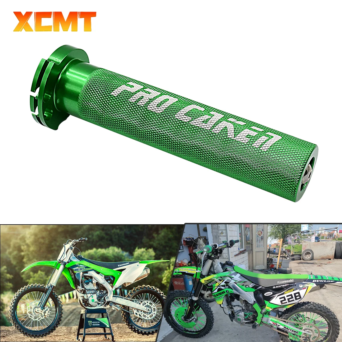 

CNC Quick Turn Throttle Twister Throttle For KAWASAKI KX250 KX450 KX250F KX450F 2004-2021 KLX450R KLX125 KLX250 KLX150BF KLX150S