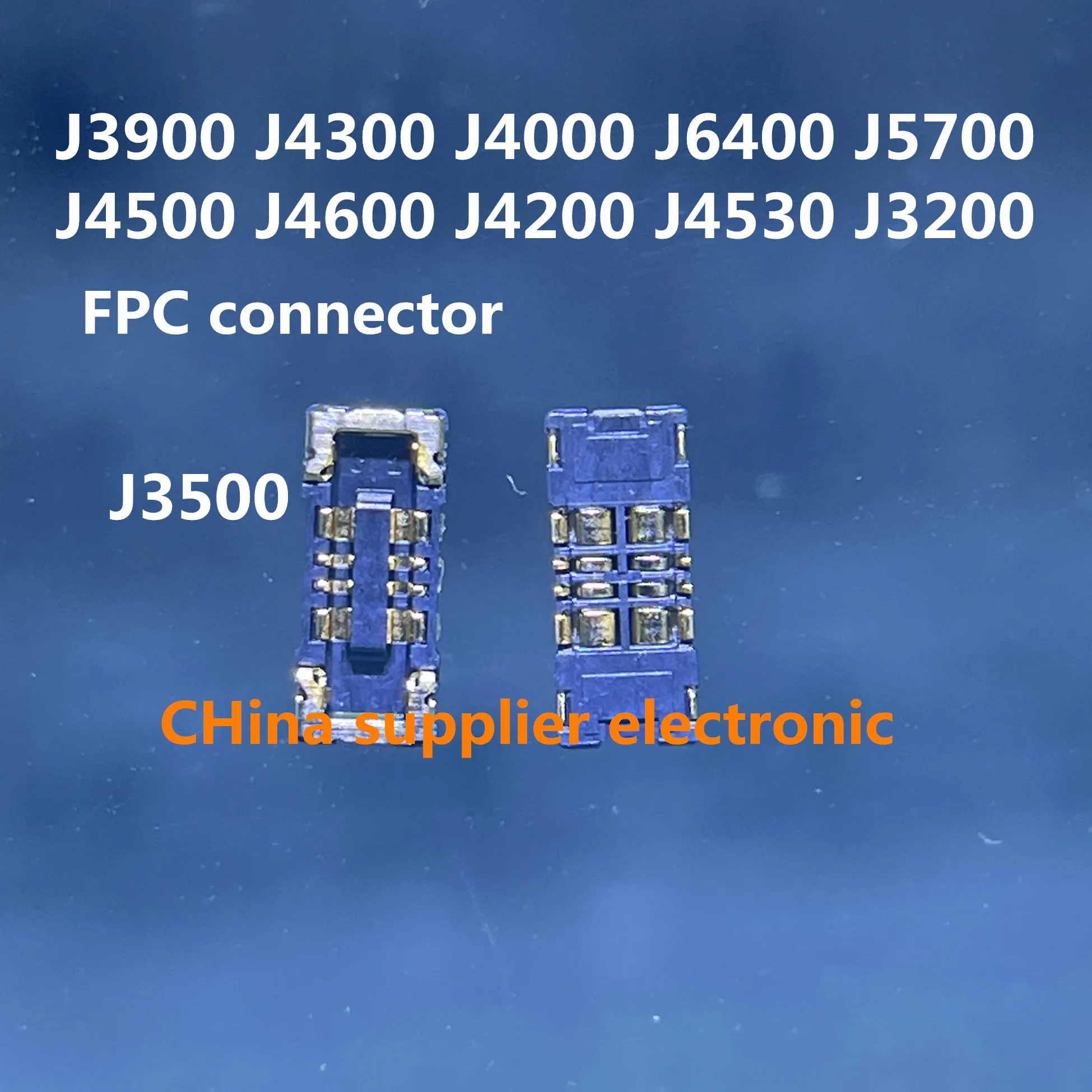 Коннектор FPC для iphone xs-max на плате, разъем для iphone xs-max, 10 шт., J3900, J4300, J4000, J6400, J5700, J4500, J4600, J4200, J4530, J3500, J3200