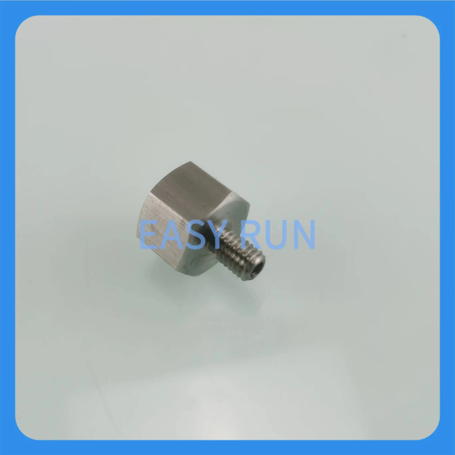 Lubricating oil pump fittings stainless steel straight joint internal thread R1/4