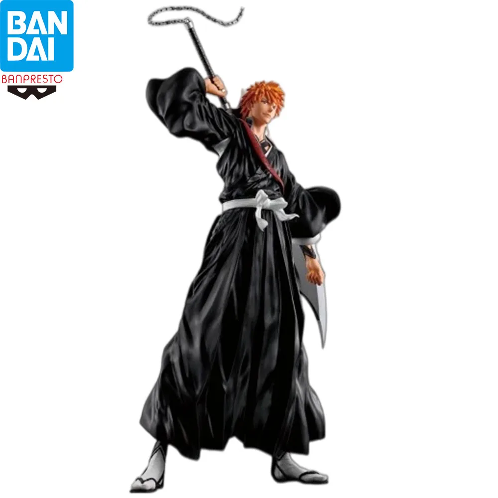 Bandai Banpresto Official BLEACH Thousand-Year Blood War Ichigo Kurosaki Anime Prize Collectible Figure Desktop Decor Gift
