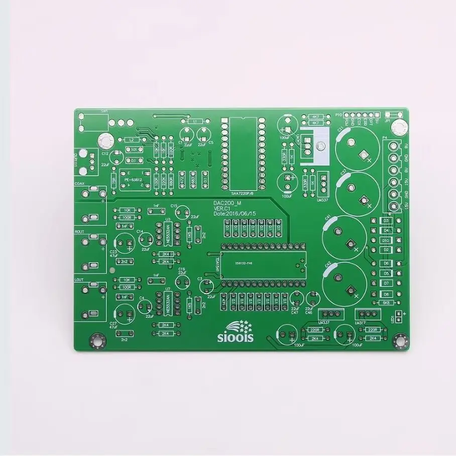 1PCS TDA1541 + SAA7220P Aduio PCB DAC Bare PCB Decode Board