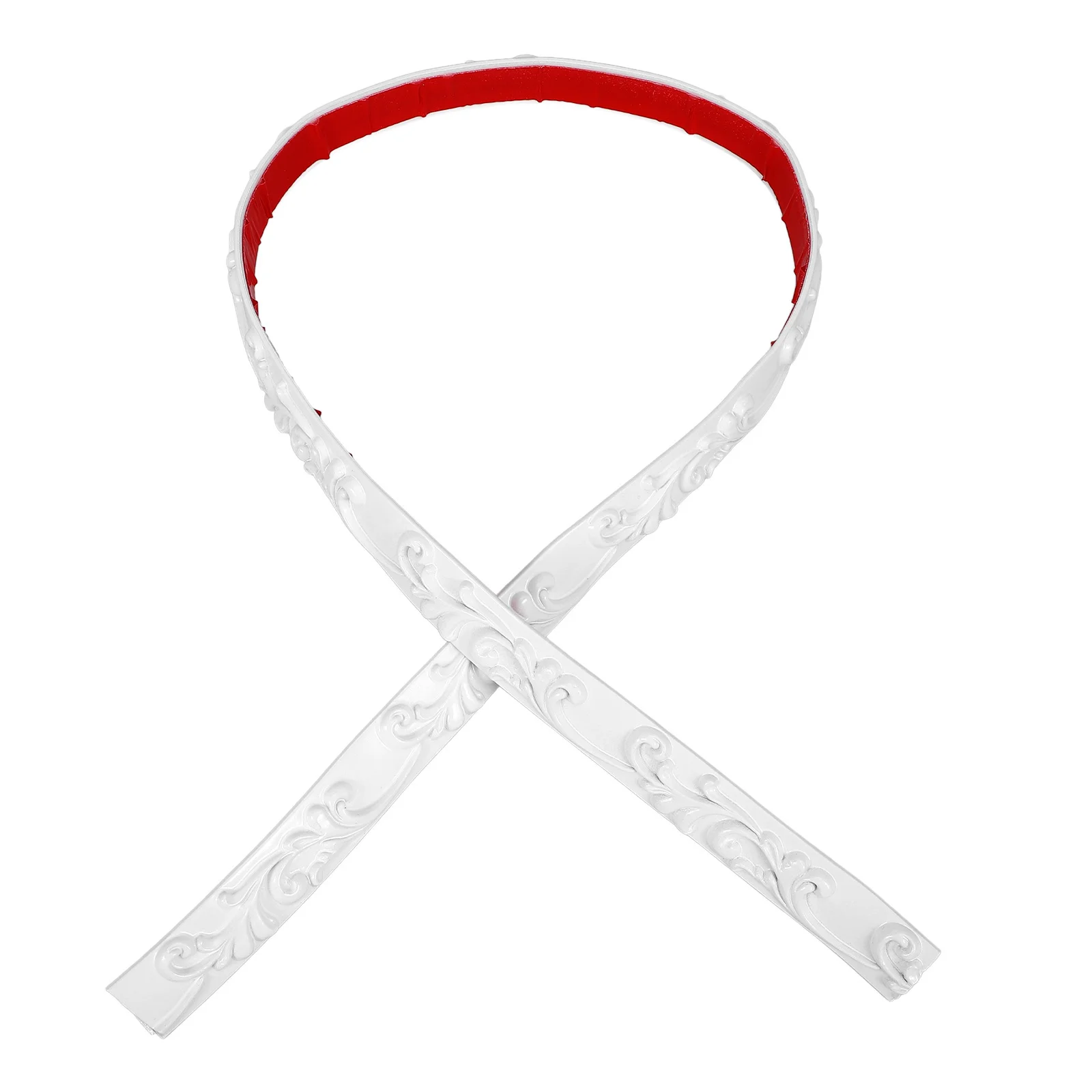 

1 Roll Self-Adhesive Pvc Wall Corner Trim Molding Flexible Peel Stick For Tile Edge Baseboard Cabinet Countertop Ceiling Decor