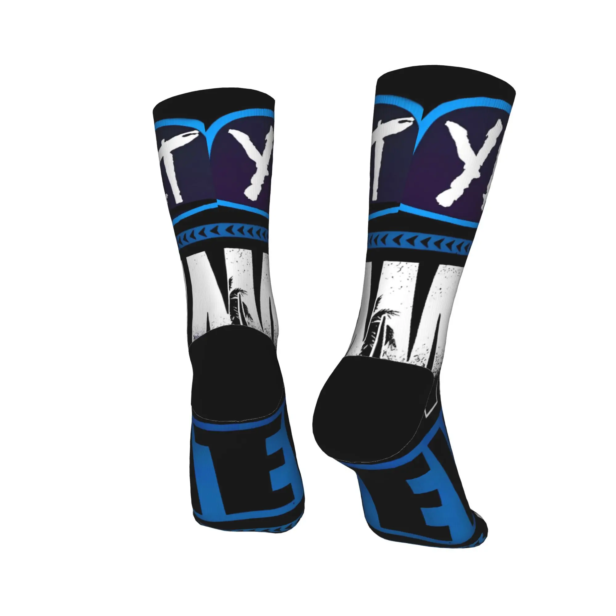 جي YEET USO المصارعة الجوارب الشتاء جوارب موضة الرجال جوارب ناعمة متوسطة مطبوعة سكيت مكافحة العرق الجوارب