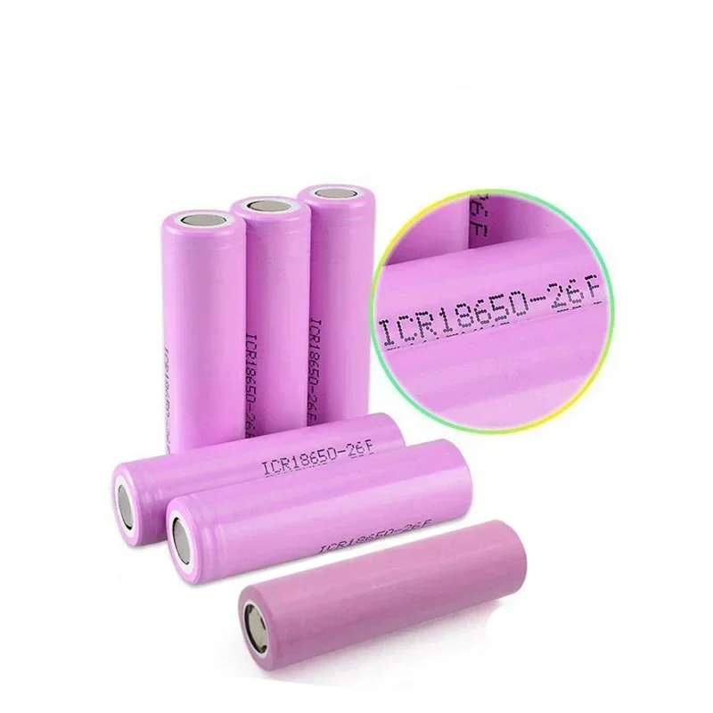 ICR18650 New Original 2600mAh 3.7V For Samsung 18650 26F Batteries Rechargeable Li-ion Battery For Flashlight
