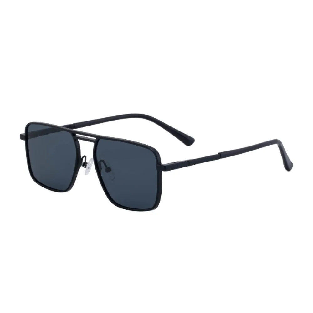 

UV Protection Big Frame Square Sunglasses Punk UV400 Double Beam Sun Glasses Alloy Lightweight Men Eyewear Outdoor