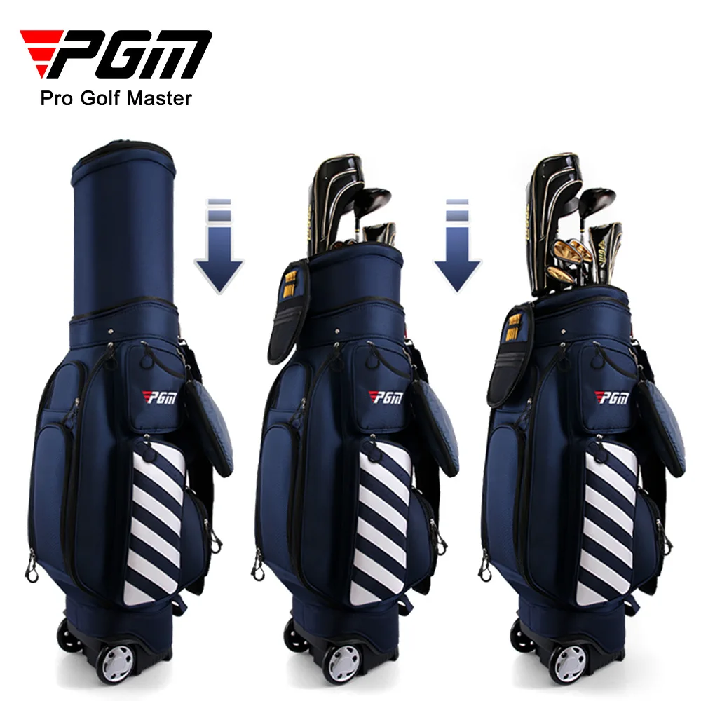 

PGM golf bag men's club bag with tug golf bag golf telescopic travel bag