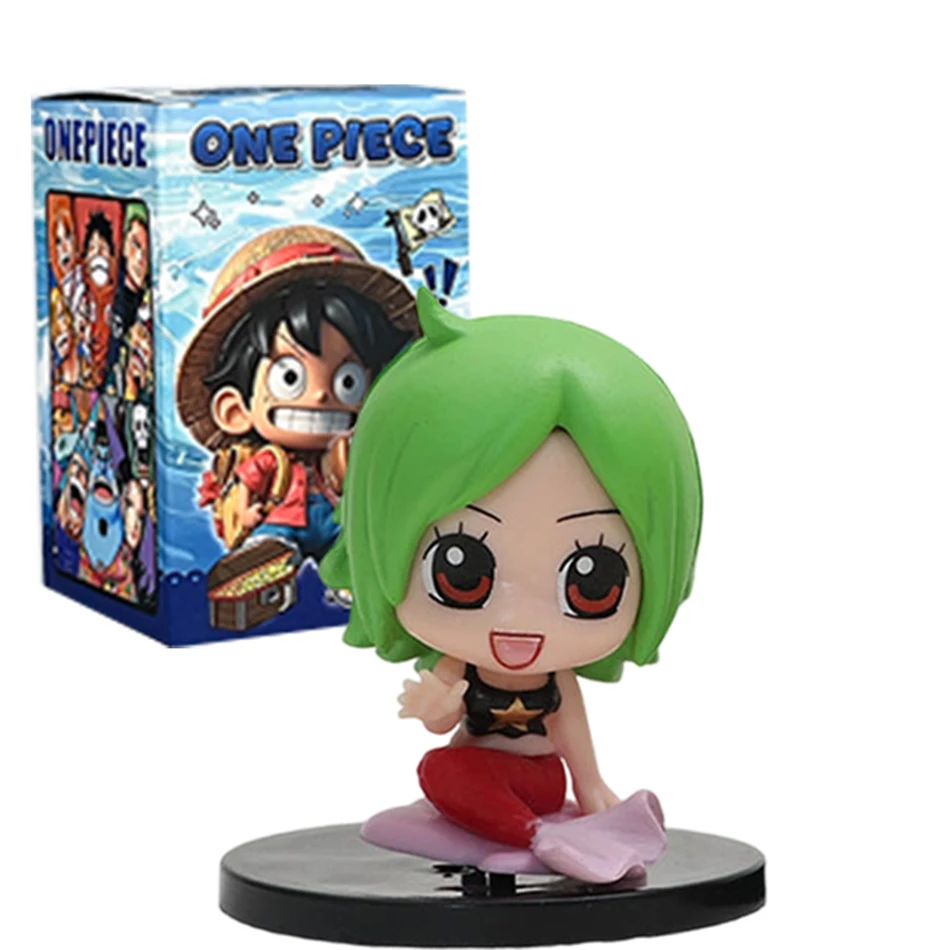 1-12 Stück Blindbox Anime One Piece Figur Luffy Roronoa Zoro 6cm Q-Version Actionfigur Niedliches Spielzeug Schreibtischdekoration Modell Geschenk – Detail 8