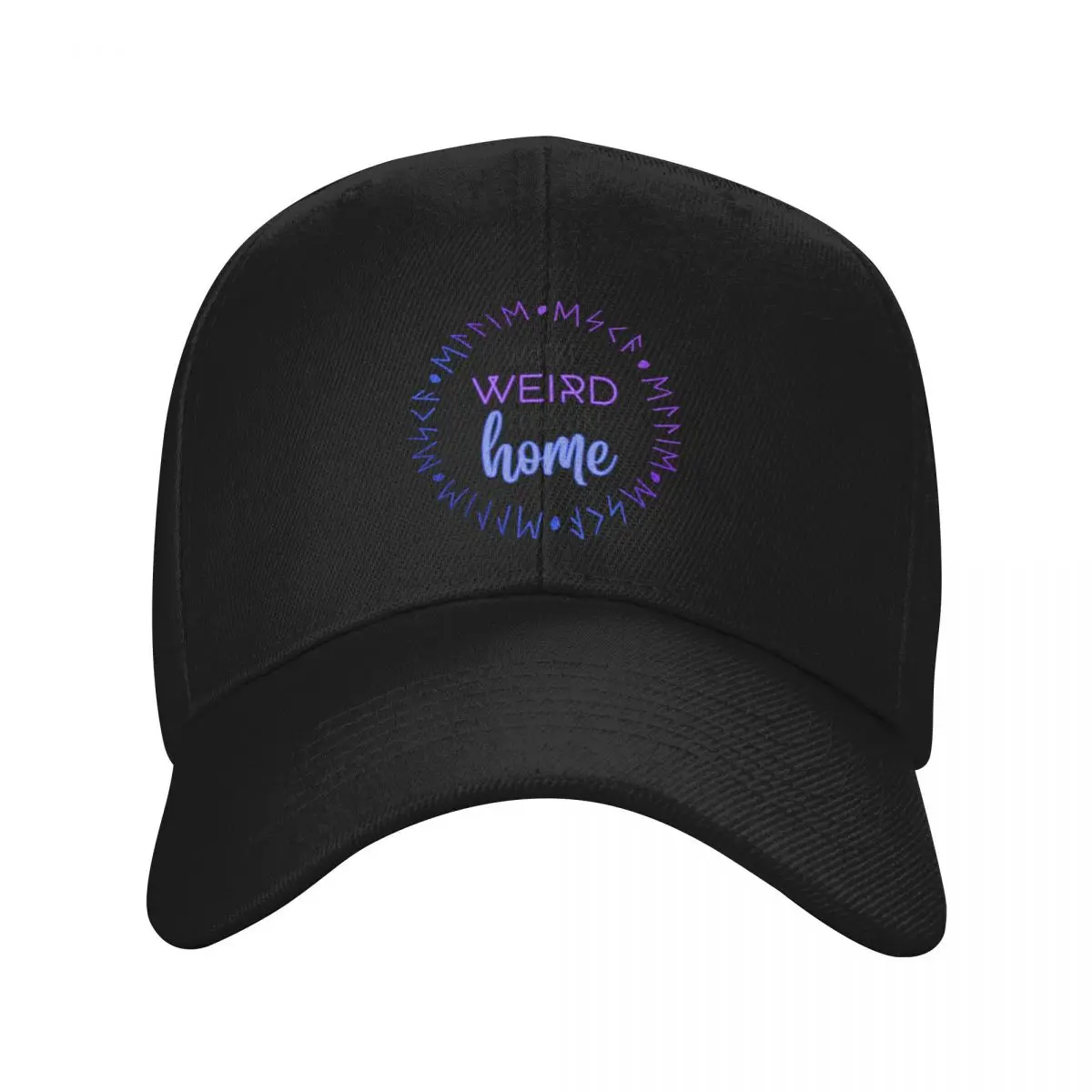 Weird Feels Like Home [Neon w/White] Baseball Cap fishing hat Fishing cap Men's Women's