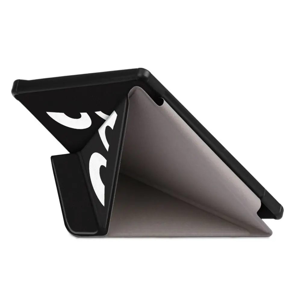 Auto Wake/Sleep N873 Smart Case 7 inch Shockproof Protective Shell Multi-folding Stand PU Leather for Kobo Libra H2O