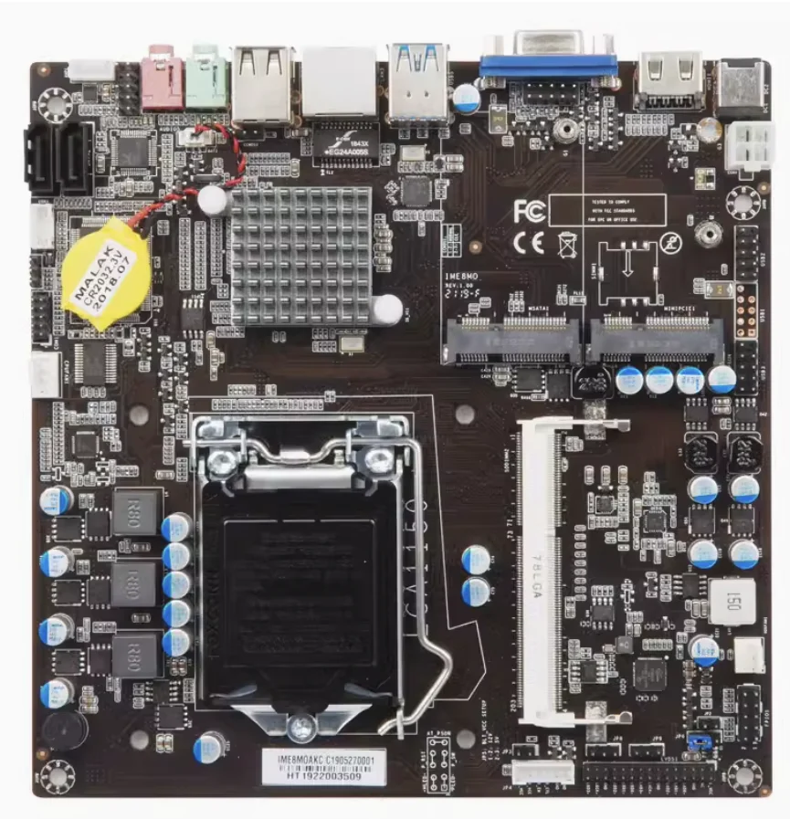 All-in-one H81 industrial control motherboard 4th generation LGA1150 pin H81 mini itx triple display dual 4