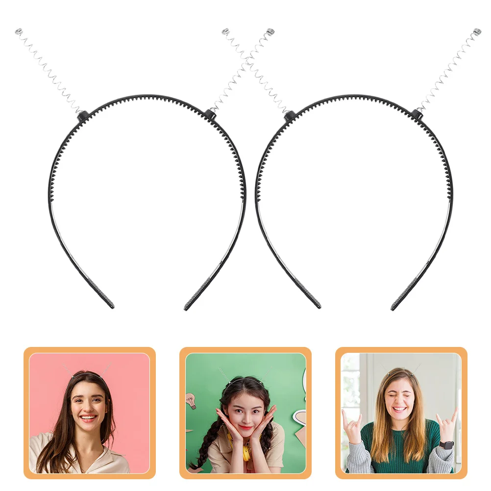 

12Pcs Spring Antenna Headband DIY Kit for Girls Women Hairband Crafting Set Fashionable Hair Jewelry Accessories