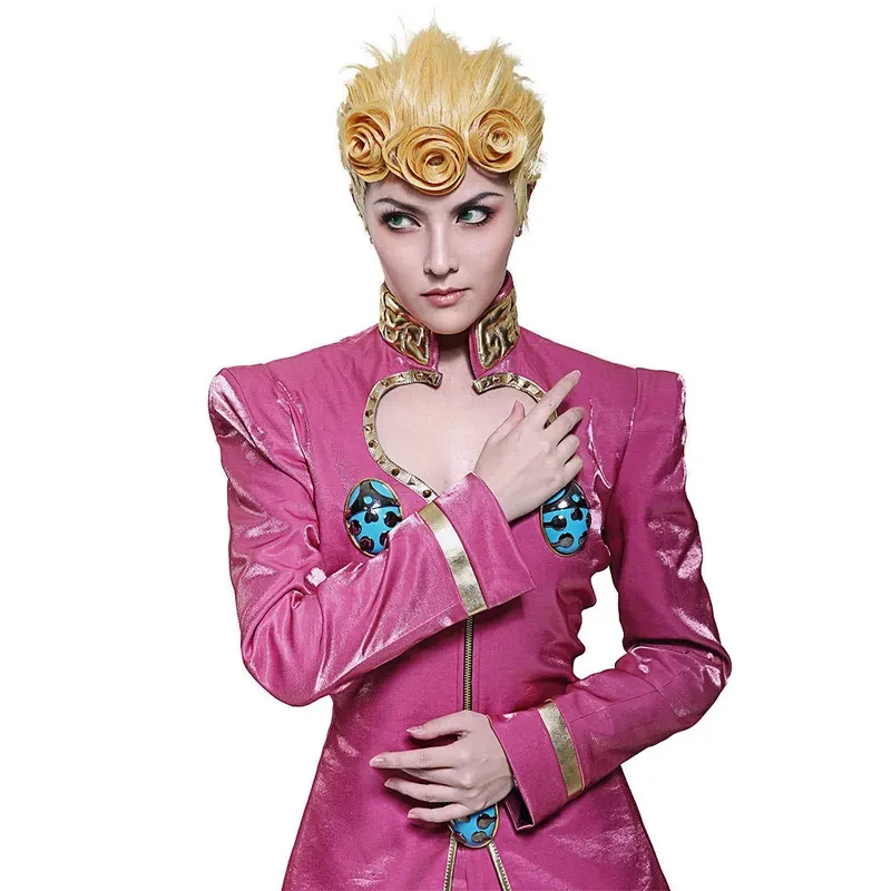 

◆2026Giorno Giovanna Cosplay Costumes Anime Uniform JOJO's Bizarre Adventure Golden Wind Outfit Halloween Party Dressing For ◆…~