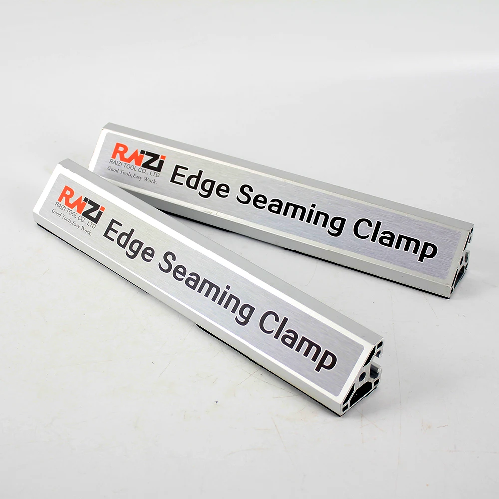 Stone Edge Seamer Leveling Tool Countertop Seam Clamp for Granite Marble Sink Cutout Rails 31cm 18-53mm Aluminum Bar Rubber Pads