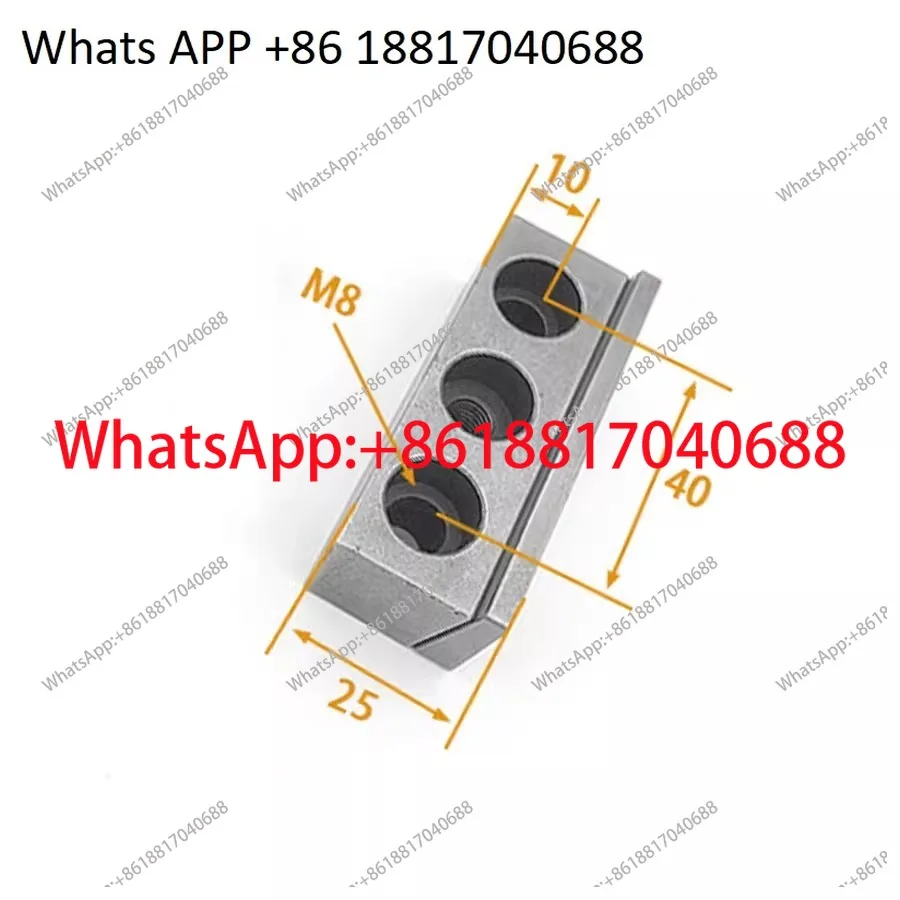 Fixed Tool Holder Press Block 20/25 Knife Square Outer Circle Inner Hole Boring Outer Diameter End Face Turning and Milling