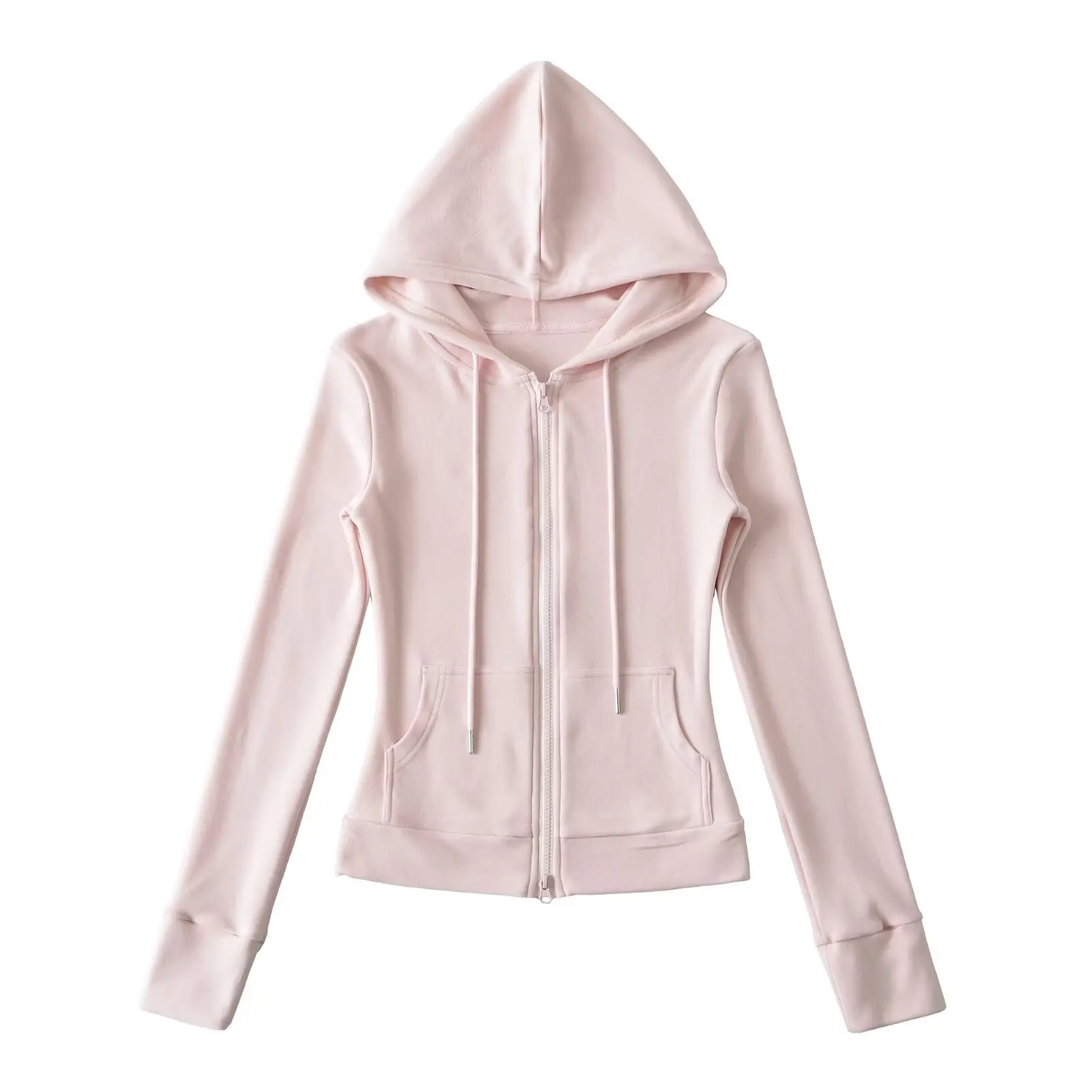 الرجعية الأمريكية Sle اليوغا هوديي المرأة سليم صالح رياضية سستة ملابس خارجية غير رسمية الخريف الشتاء معطف مريح متعدد الاستخدامات