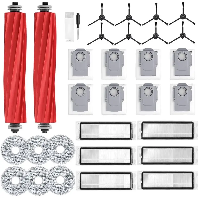 

B43C For Roborock Q Revo Replacement Accessories-Main Side Brush HEPA Filter Mop Cloth Dust Bag Robot Vacuum Parts