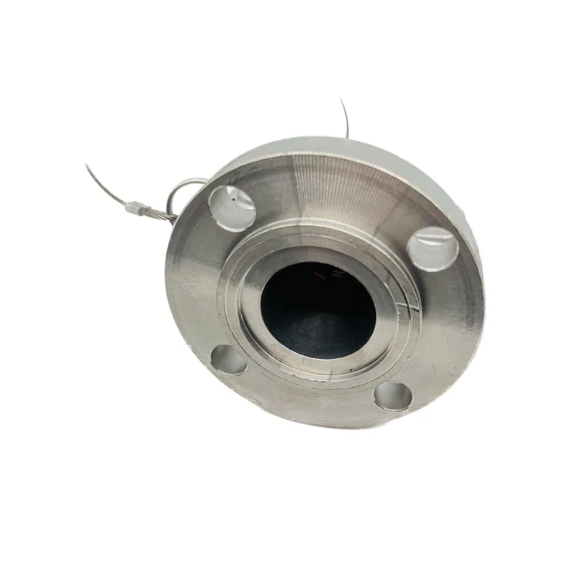 DXK-40 منفذ شحن دوار مشفر 4MPa DN40mm اتصال شفة من الفولاذ المقاوم للصدأ