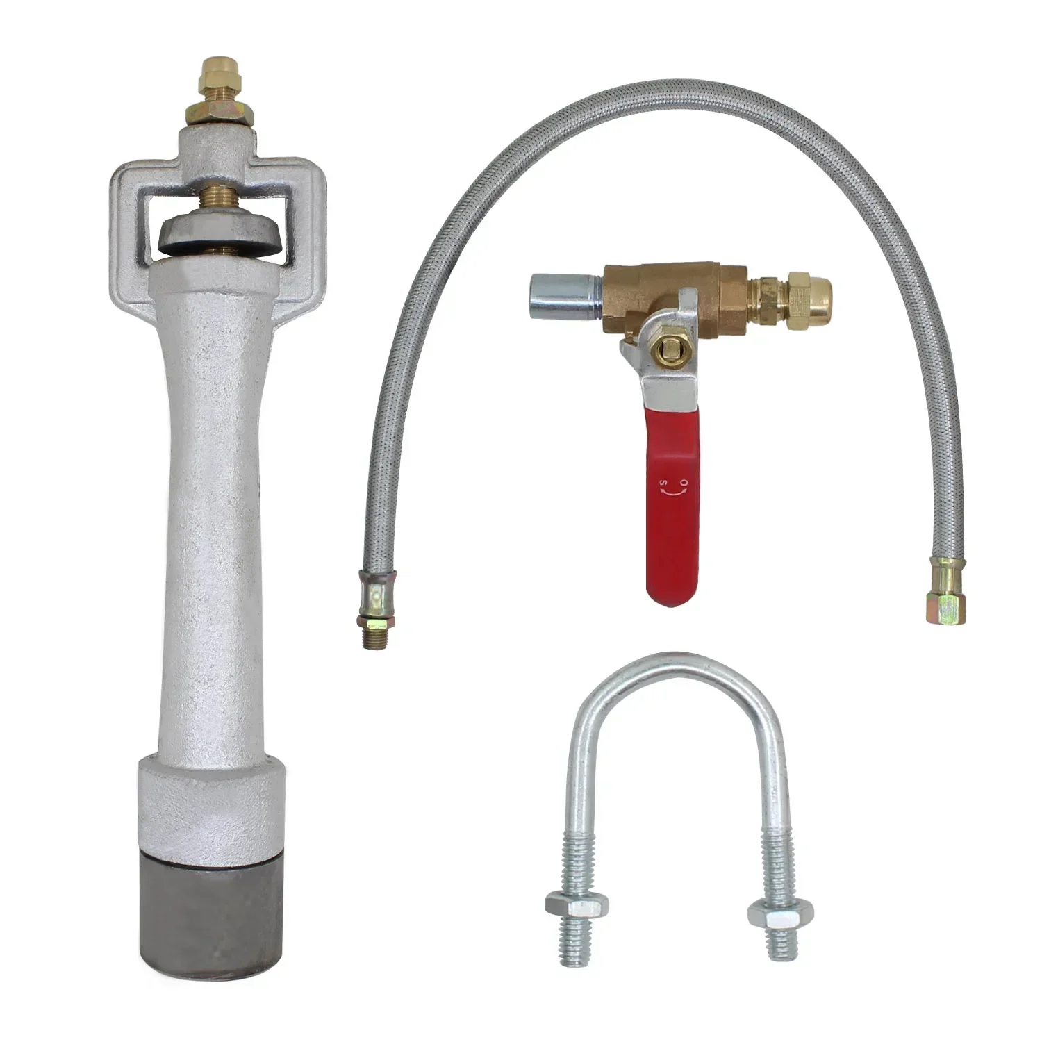 High Quality FOR Propane Gas Forge Burner Venturi Kit with Head Stainless Steel Hose
