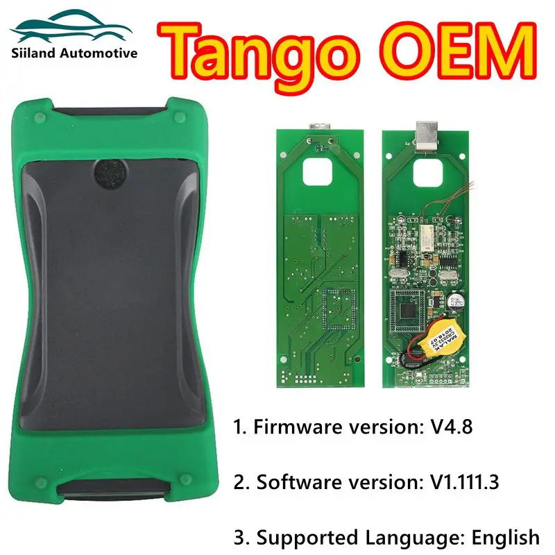 OBD2 Tango Key Programmer Tool Full Version V1.111.3 OEM Auto Key Transponder Car Key Maker Remote Control Copy Scanner HW 4.8