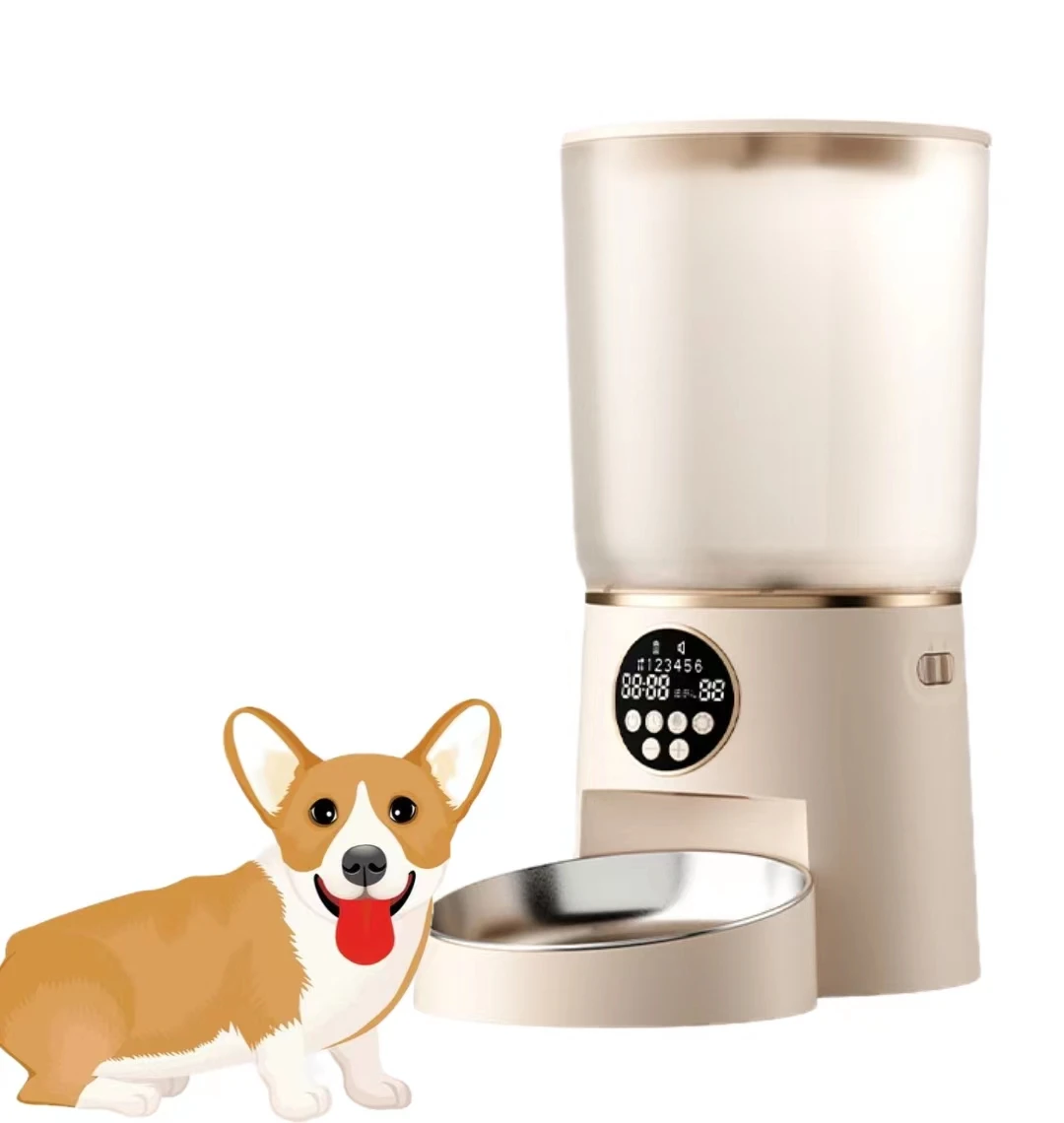 

Nice Quality Automatic Cat And Dog Feeder Smart Food Timer Dispenser For Pet