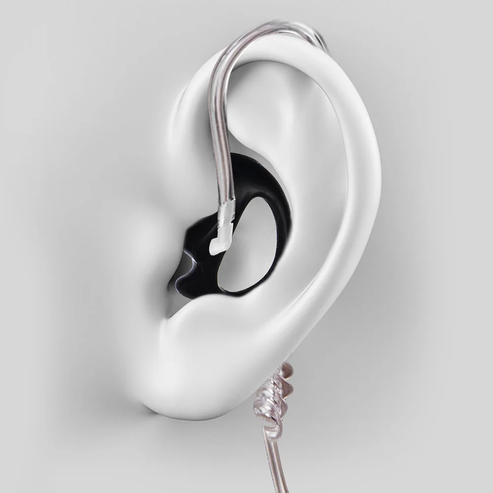 

3 Pairs Silicone Earplugs Buds Tips Earbuds Fit Coil Tube Acoustic Mold Optional