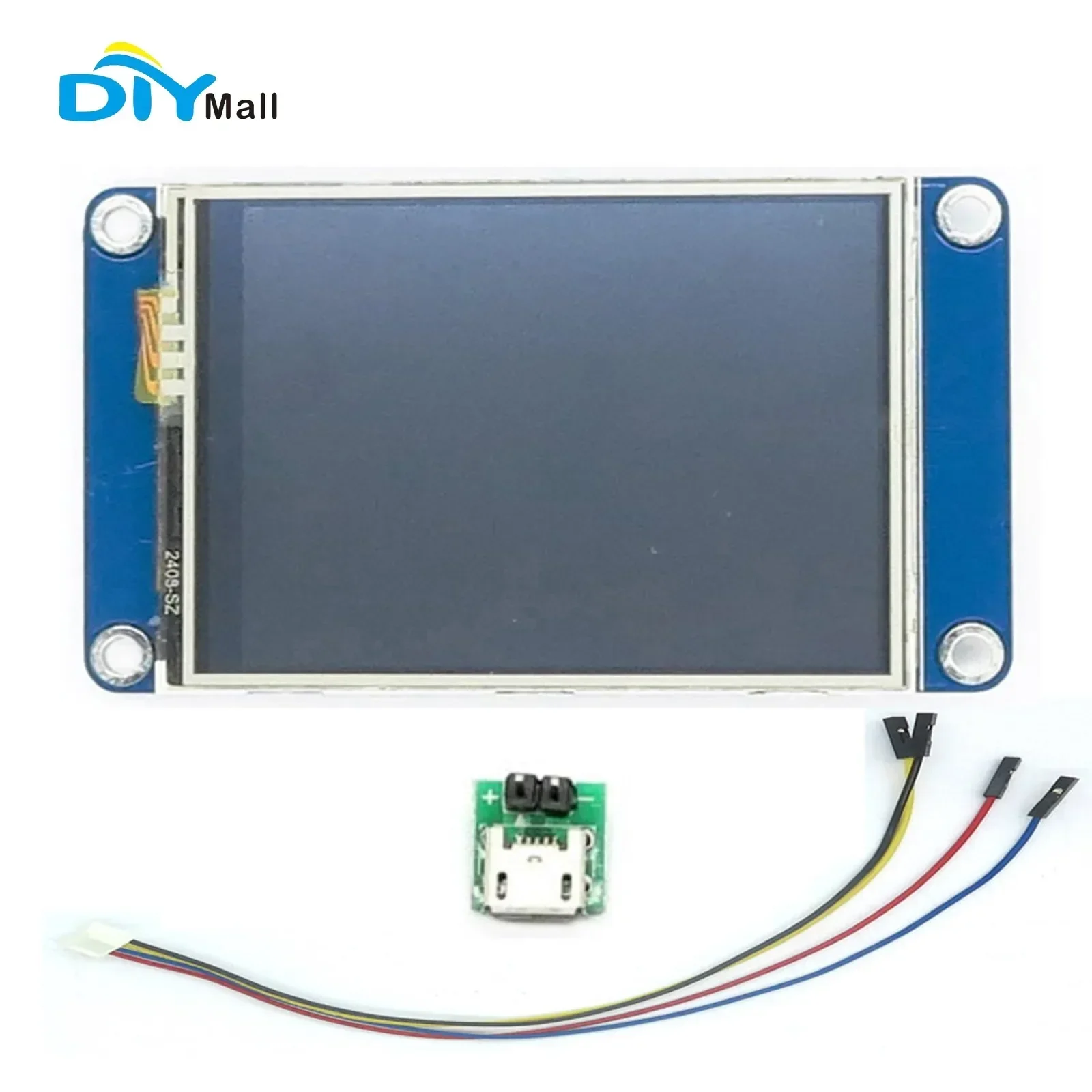 2.4'' UART HMI Smart LCD Display Module NX3224T024 2.4 Inch Resistive Touch Screen for Arduino Raspberry Pi ESP8266