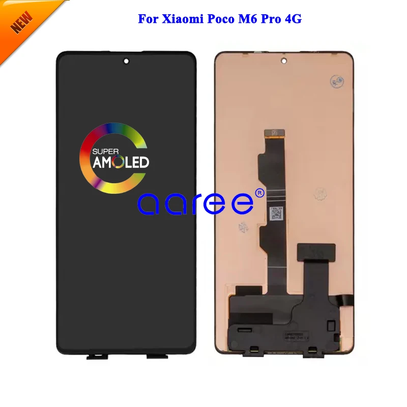 6.67' AMOLED LCD Display For Xiaomi POCO M6 Pro LCD For Xiaomi M6 Pro LCD Display LCD Screen Touch Digitizer Assembly