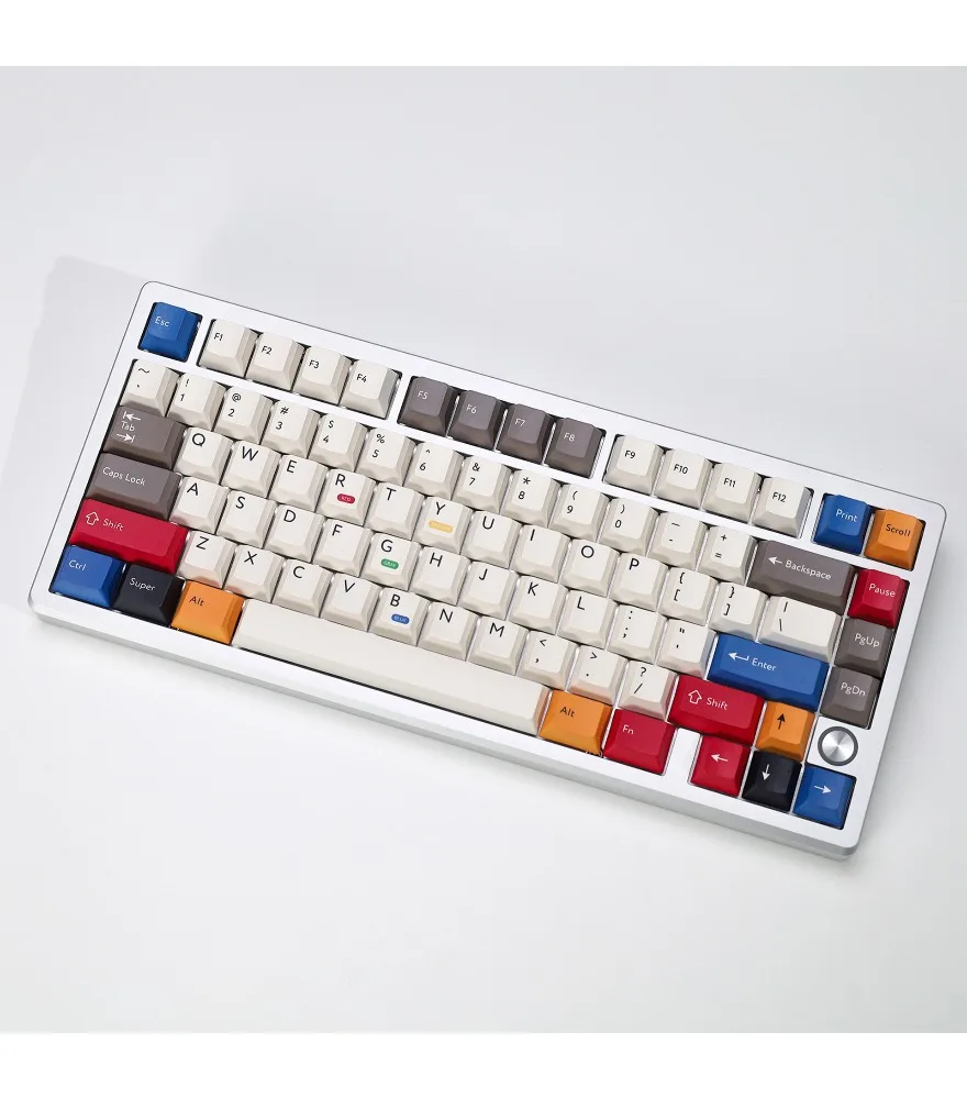 

Retro 100 theme Original highly sublimated keycaps Customized mechanical keyboard keycaps Retro style